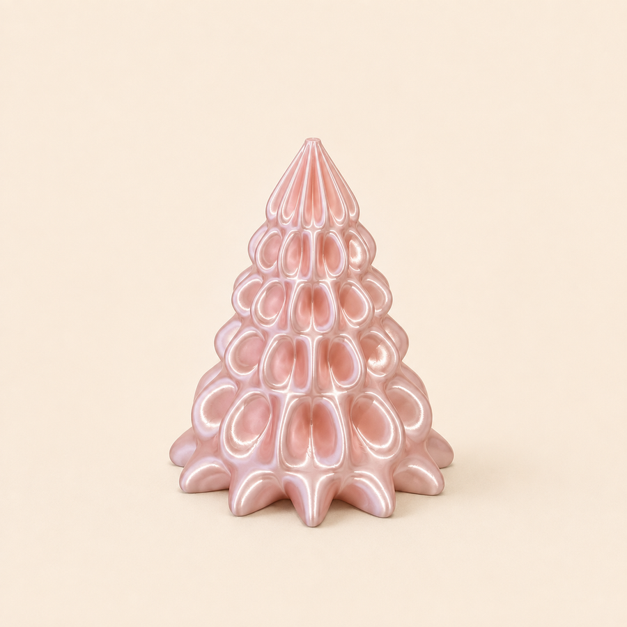 3D Printed Christmas Tree Decor, Silk PLA Holiday Decoration, Small Christmas Tree, Unique 3D Printed Gift, Elunrio 3D