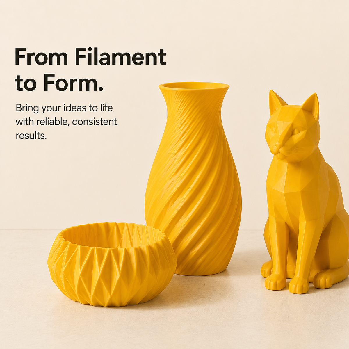 PLA Basic Filament 1.75mm 1KG, High Quality PLA Basic for FDM 3D Printers, ELUNORI 3D