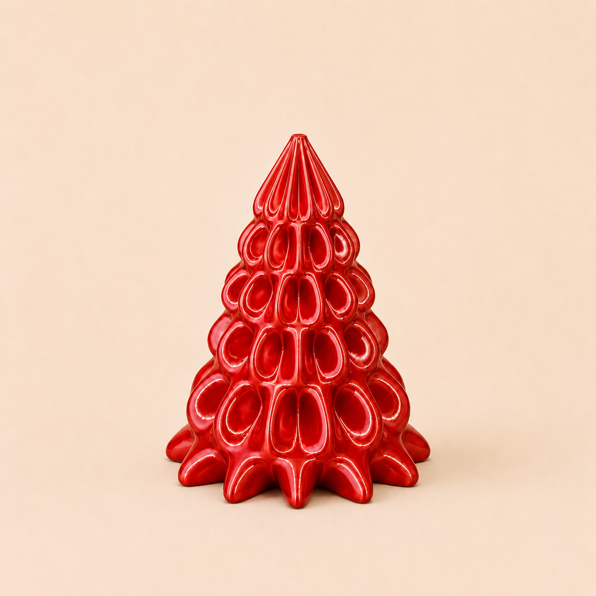 3D Printed Christmas Tree Decor, Silk PLA Holiday Decoration, Small Christmas Tree, Unique 3D Printed Gift, Elunrio 3D